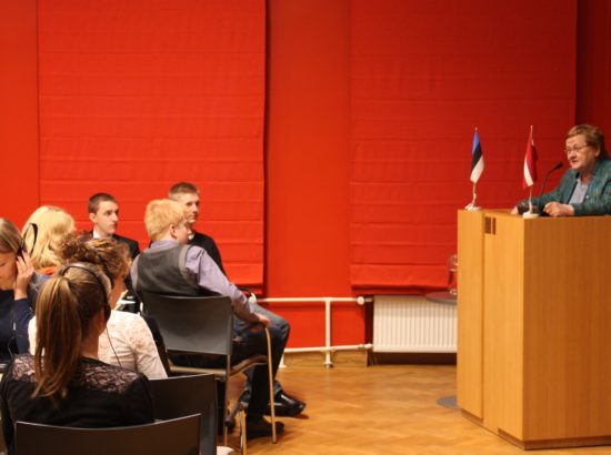 Eesti-Läti Noorte Teadusparlamendi istung